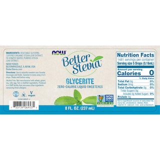 Foto 2 | Stevia Glicerite Now Foods 240 Ml - Venta Internacional.