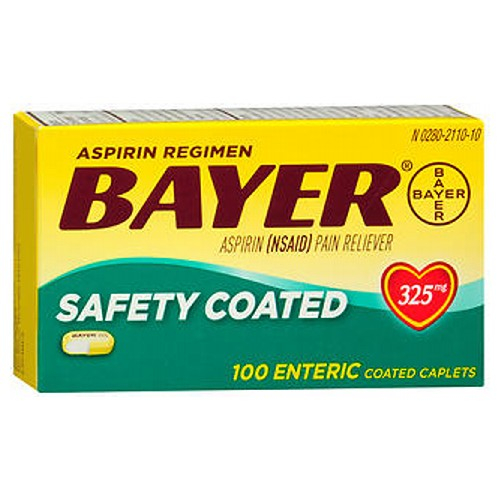 Foto 2 pulgar | Bayer Aspirin Regimen 100 Comprimidos De Bayer - Venta Internacional.