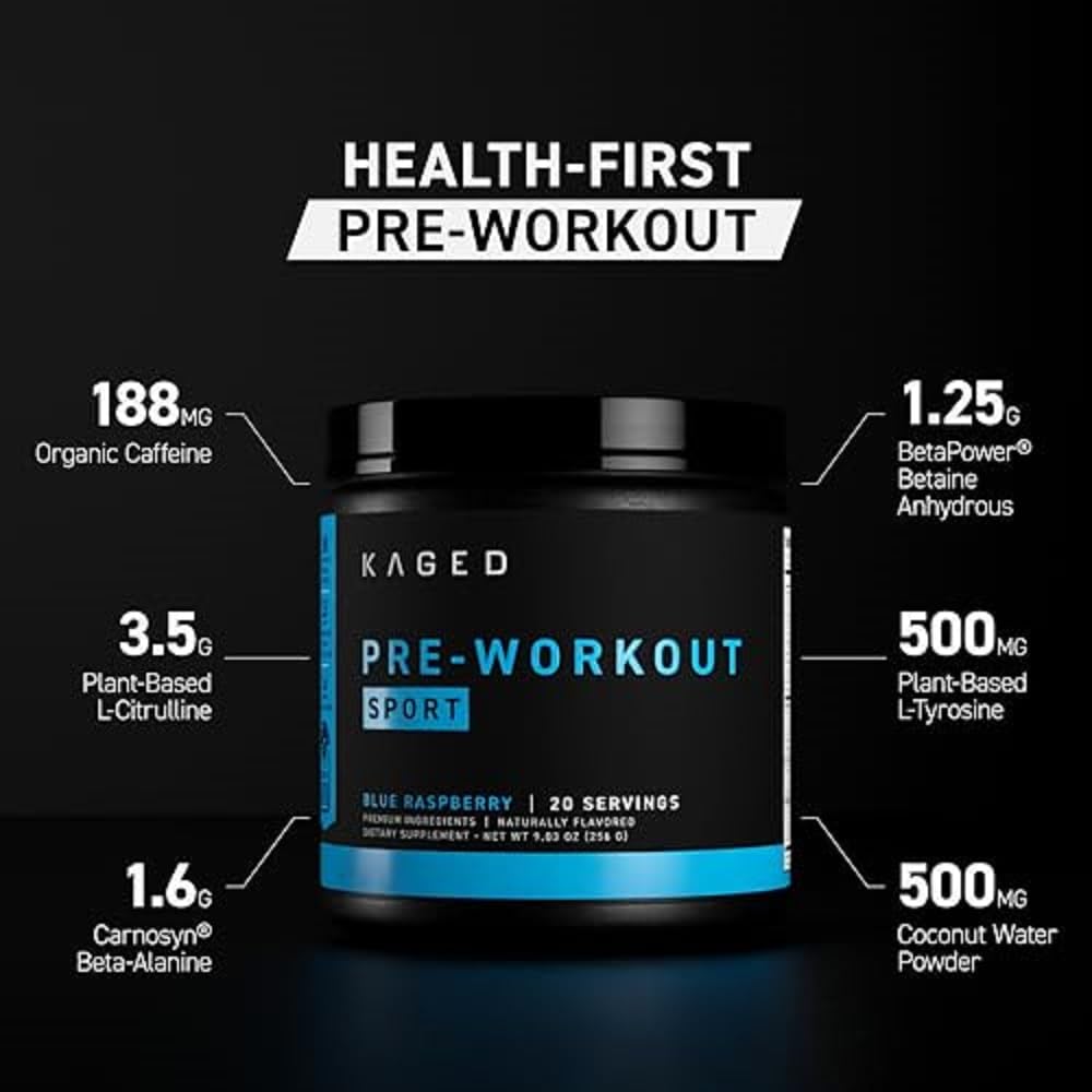 Foto 6 pulgar | Polvo Pre Workout Kaged Pre-kaged Sport Glacier Grape  20 Unidades - Venta Internacional.
