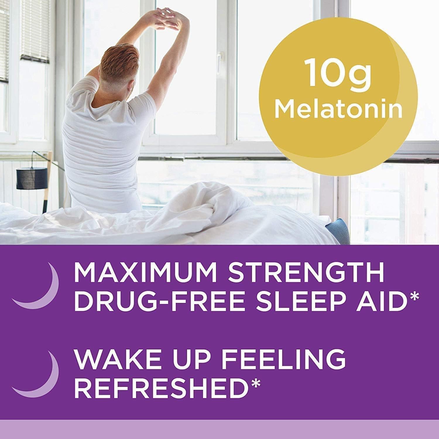 Foto 6 pulgar | Suplemento Nature's Bounty Sleep3 de Melatonina 10 Mg 120 Comprimidos - Venta Internacional