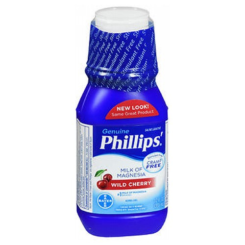 Foto 2 pulgar | Leche De Magnesia Líquida De Cereza Bayer Phillips De 12 Onz - Venta Internacional.