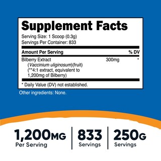 Foto 2 | Suplemento Alimenticio Nutricost Arándano 250 g - Venta Internacional