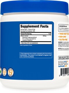 Foto 5 | Suplemento Alimenticio Nutricost Arándano 250 g - Venta Internacional