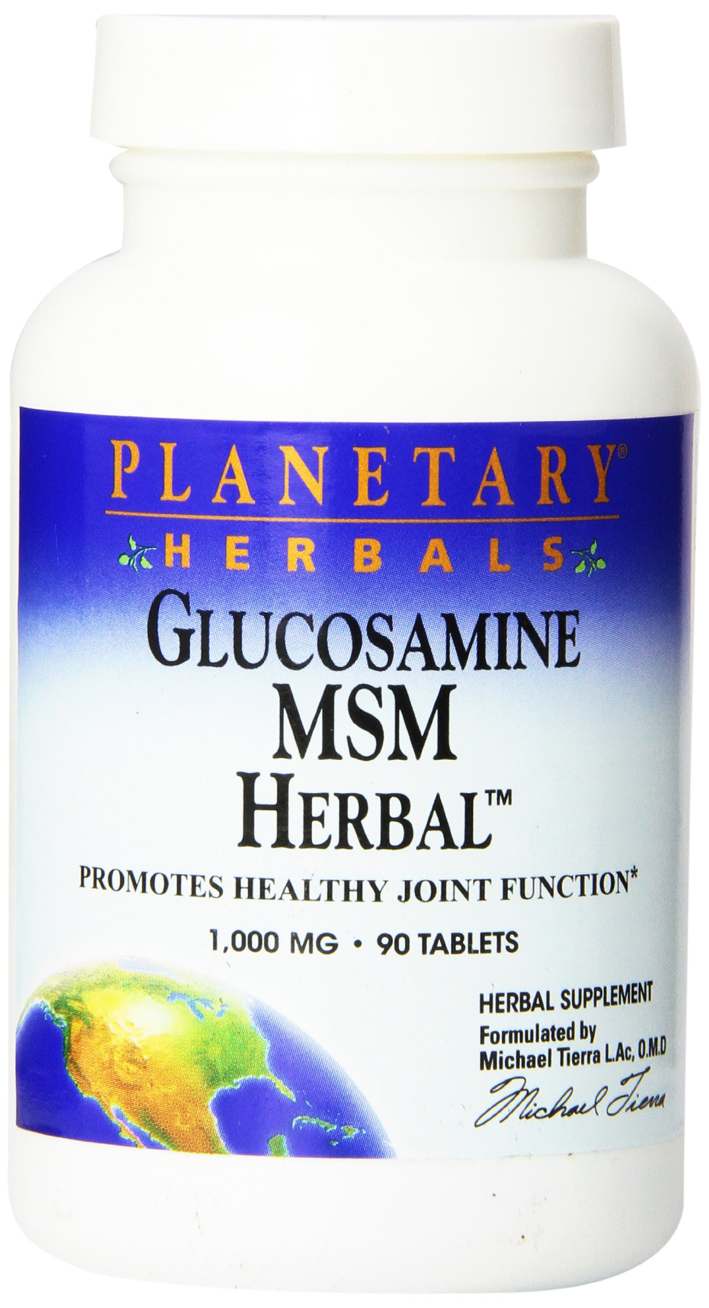 Foto 2 pulgar | Suplemento Planetary Herbals Glucosamine Msm 90 Comprimidos - Venta Internacional.