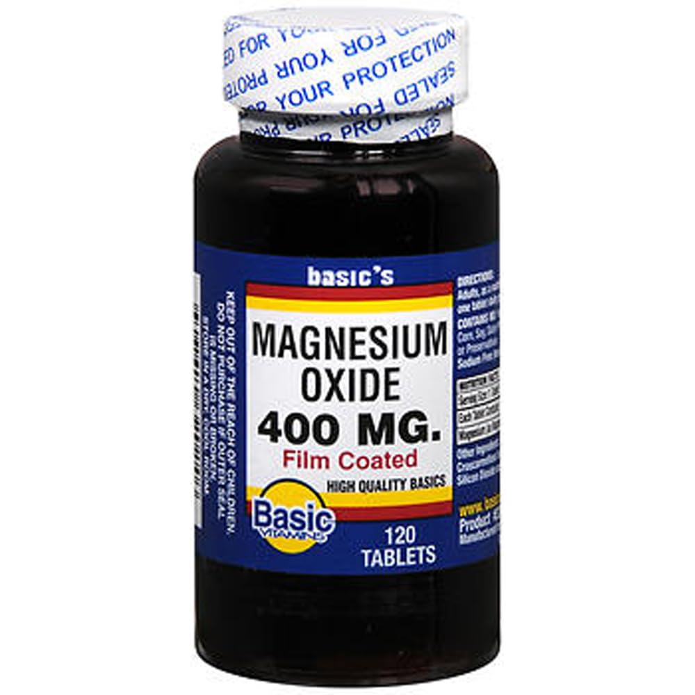 Foto 1 | Suplemento Básico De Vitaminas Y Óxido De Magnesio  400 Mg  120 Unidades - Venta Internacional.