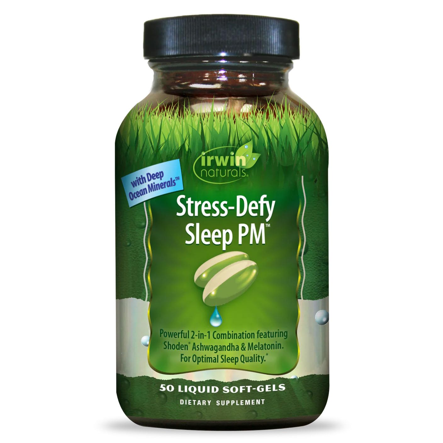Foto 2 pulgar | Suplemento Stress-defy Sleep Pm De Irwin Naturals 50 Cápsulas Blandas - Venta Internacional.