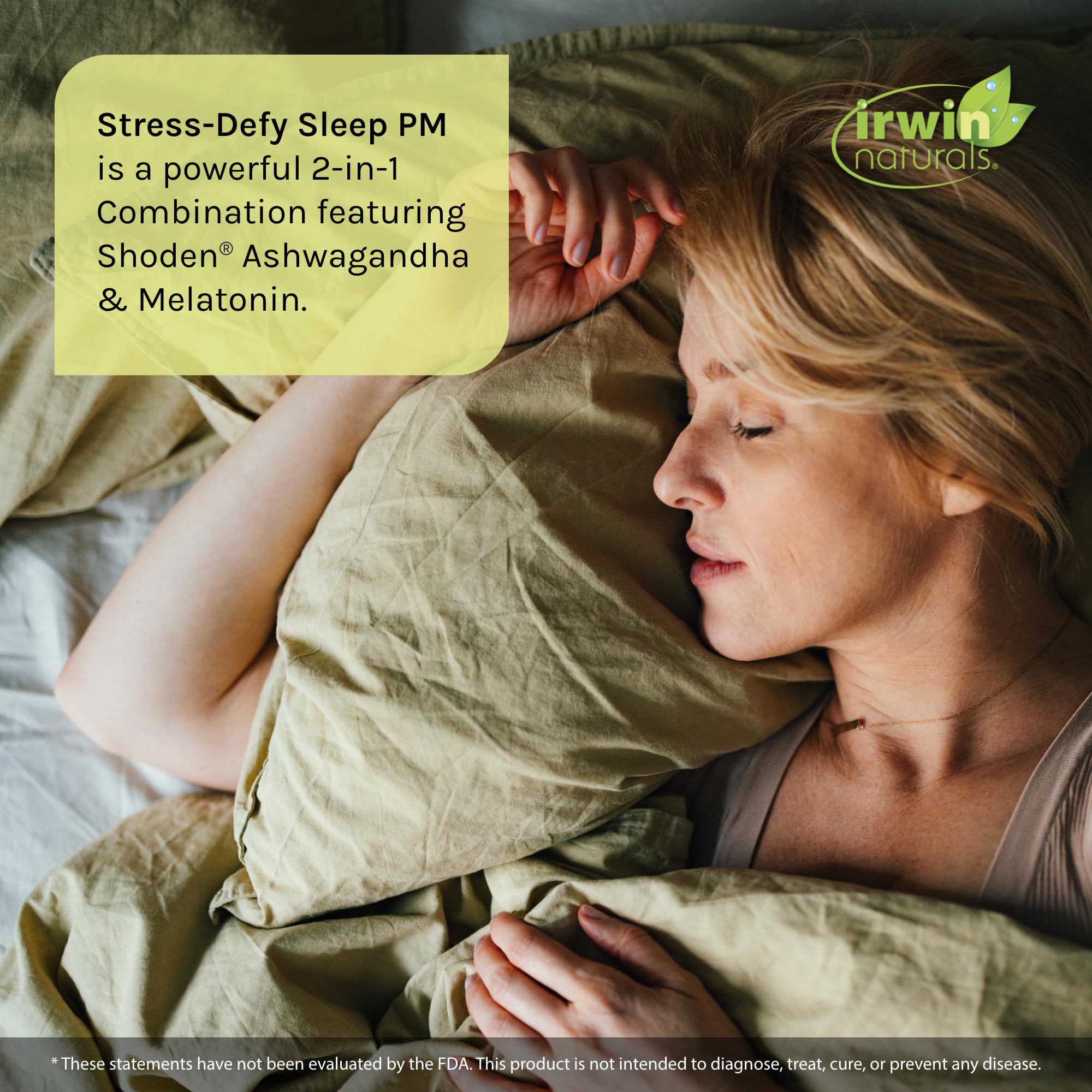 Foto 4 pulgar | Suplemento Stress-defy Sleep Pm De Irwin Naturals 50 Cápsulas Blandas - Venta Internacional.