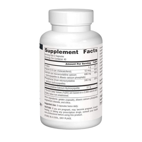 Foto 3 pulgar | Supplement Source Naturals Hidroxiapatita De Calcio 240 Cápsulas - Venta Internacional.