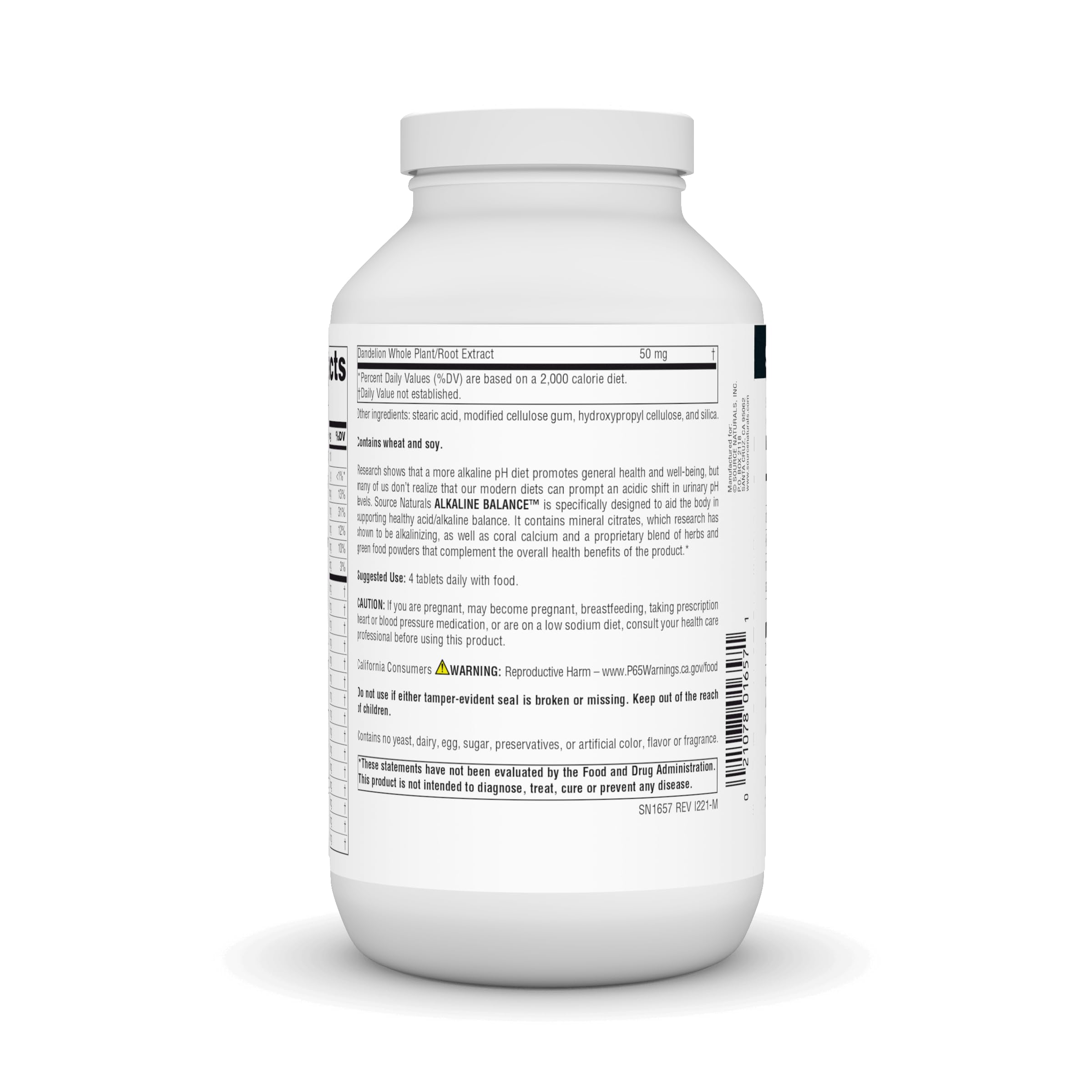 Foto 4 pulgar | Suplemento Source Naturals Alkaline Balance 240 Comprimidos - Venta Internacional.