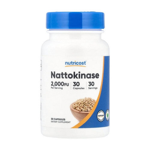Foto 2 pulgar | Suplemento Nutricost  Cápsulas De Nattokinasa  100 Mg  30 Unidades - Venta Internacional.