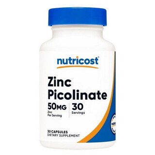 Foto 1 | Suplemento Nutricost Picolinato De Zinc 50 Mg 30 Cápsulas - Venta Internacional.