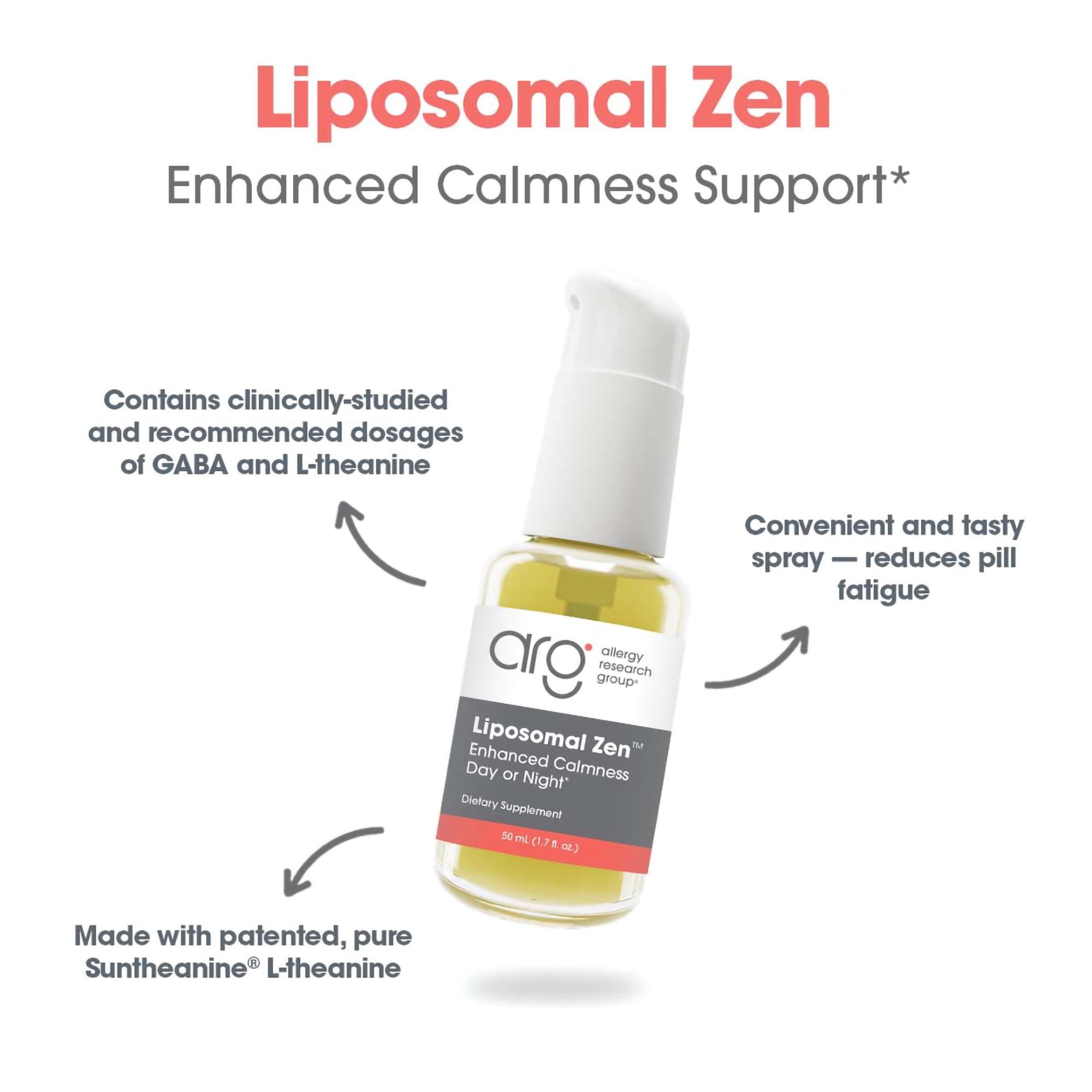 Foto 6 pulgar | Suplemento Del Grupo De Investigación De Alergias Liposomal Zen  50 Ml - Venta Internacional.
