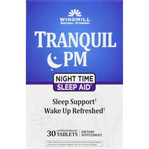 Foto 2 pulgar | Suplemento Windmill Tranquil Pm 30 Comprimidos - Venta Internacional.