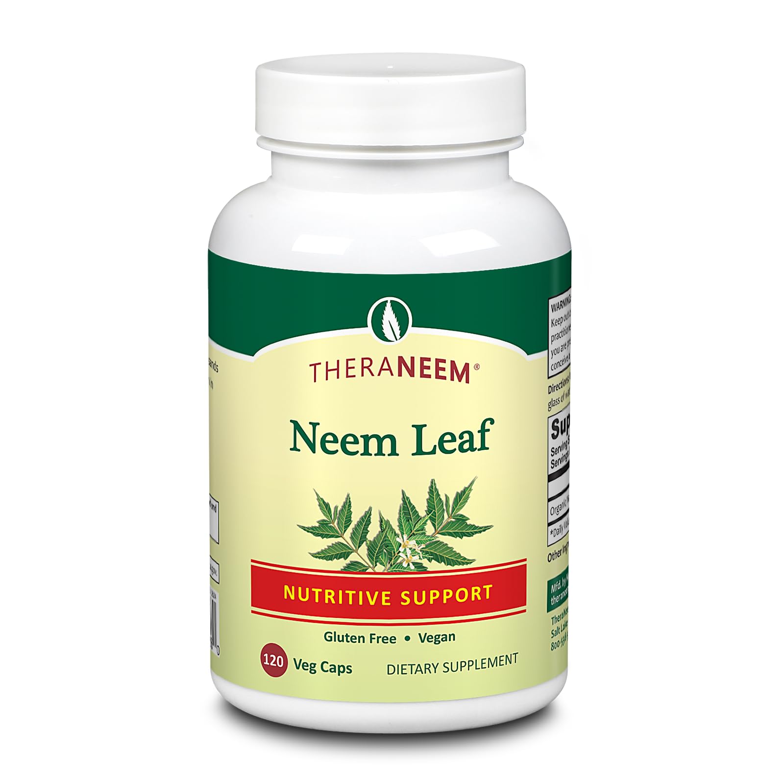 Foto 2 pulgar | Suplemento Theraneem Neem Leaf  120 Cápsulas Vegetarianas  Vegano  Sin Gluten - Venta Internacional.