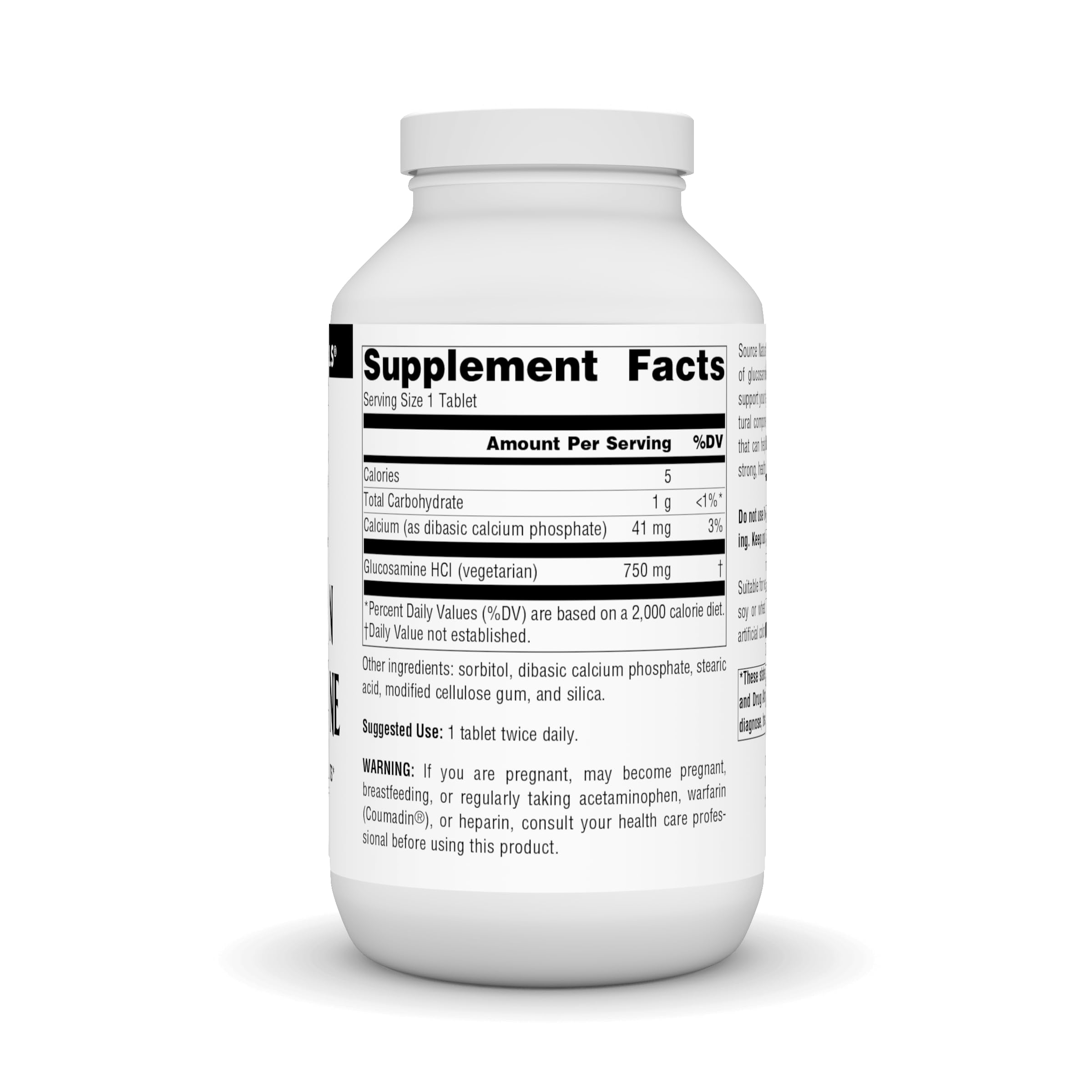Foto 3 pulgar | Glucosamina Vegetariana Supplement Source Naturals 750 Mg - Venta Internacional.