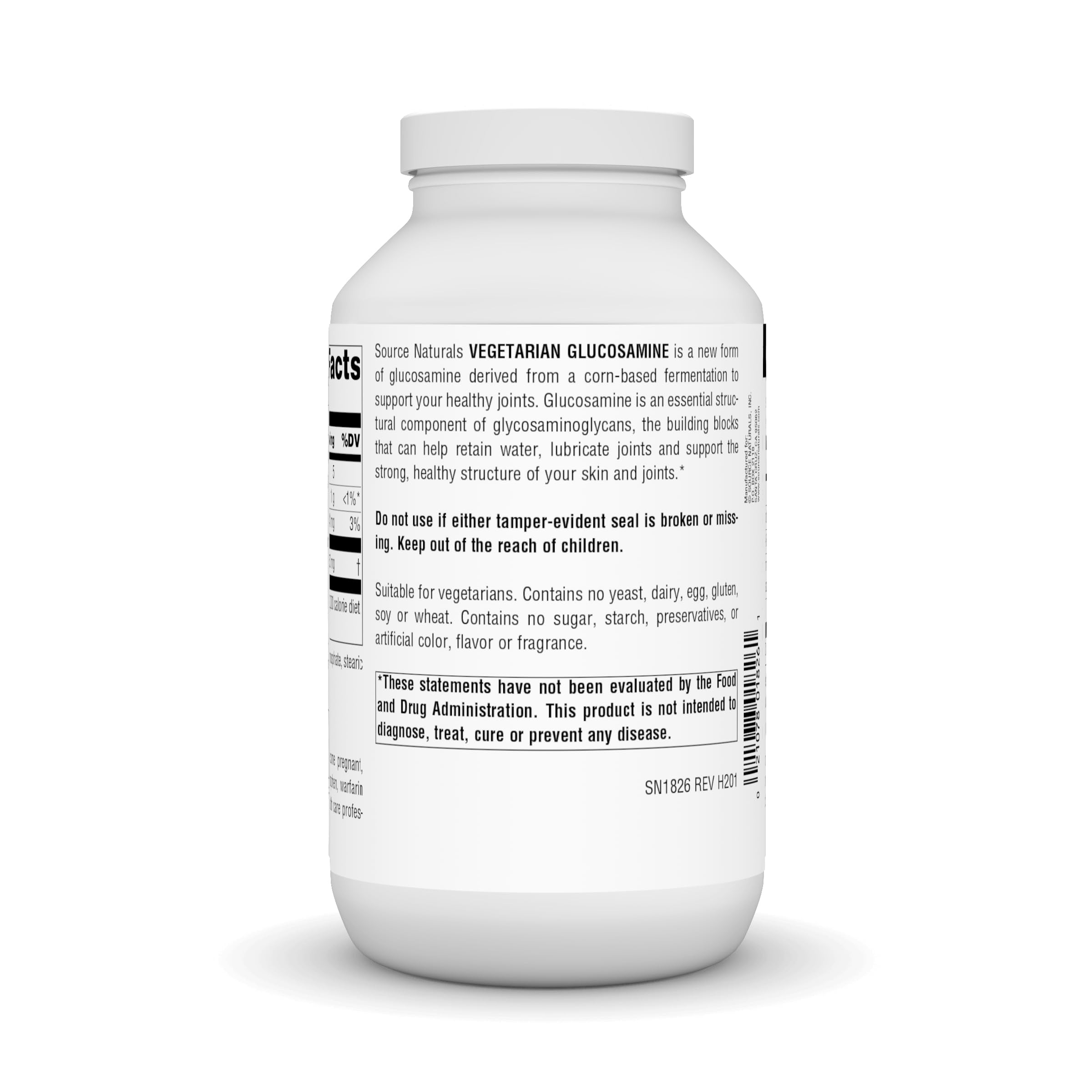 Foto 4 pulgar | Glucosamina Vegetariana Supplement Source Naturals 750 Mg - Venta Internacional.