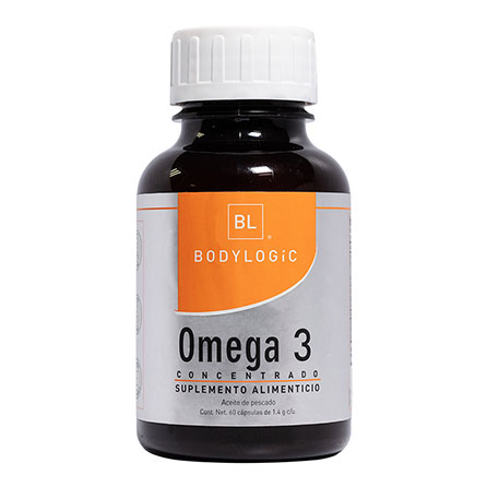 Foto 2 pulgar | Bodylogic Omega 3 Frasco Con 60 Capsulas 1.4gr C/u