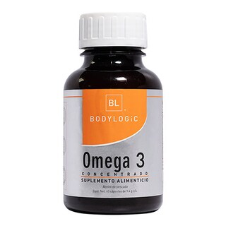 Foto 1 | Bodylogic Omega 3 Frasco Con 60 Capsulas 1.4gr C/u