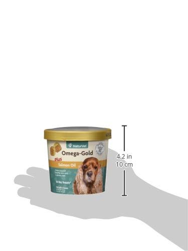 Foto 4 pulgar | Suplemento Naturvet Omega-gold Plus De Aceite De Salmón Para 90 Comprimidos Masticables - Venta Internacional.