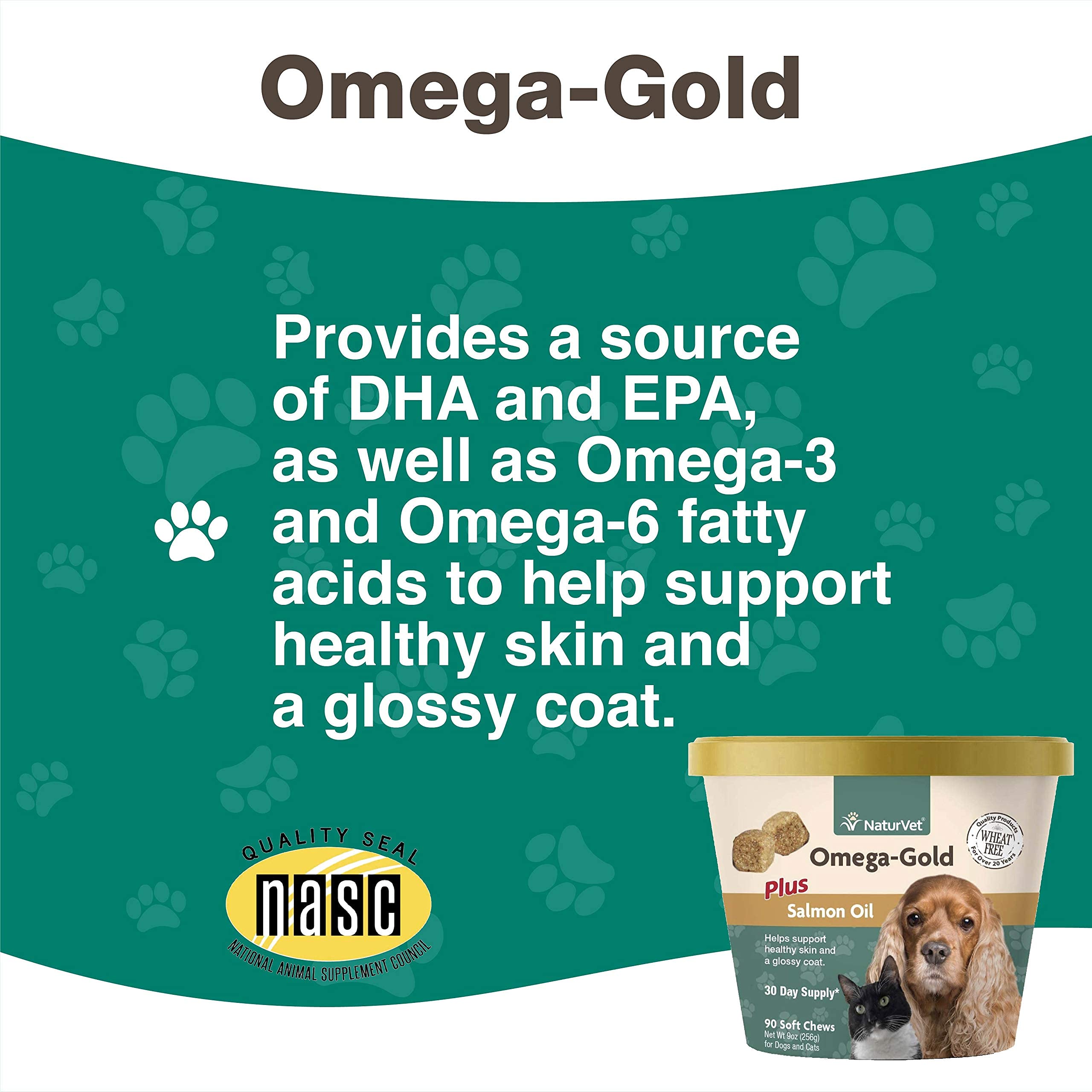 Foto 6 pulgar | Suplemento Naturvet Omega-gold Plus De Aceite De Salmón Para 90 Comprimidos Masticables - Venta Internacional.