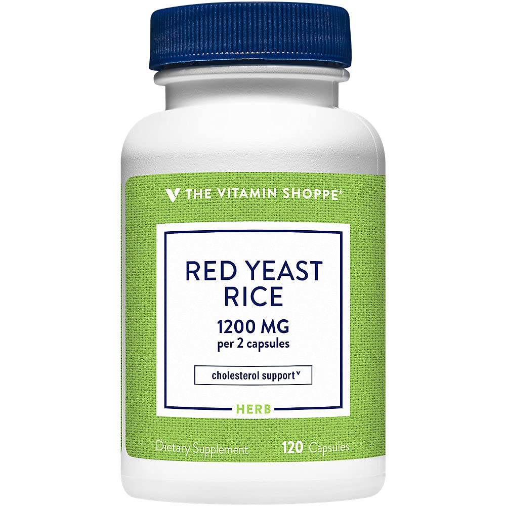 Foto 2 | Suplemento The Vitamin Shoppe De Arroz De Levadura Roja  1200 Mg  120 Cápsulas - Venta Internacional.
