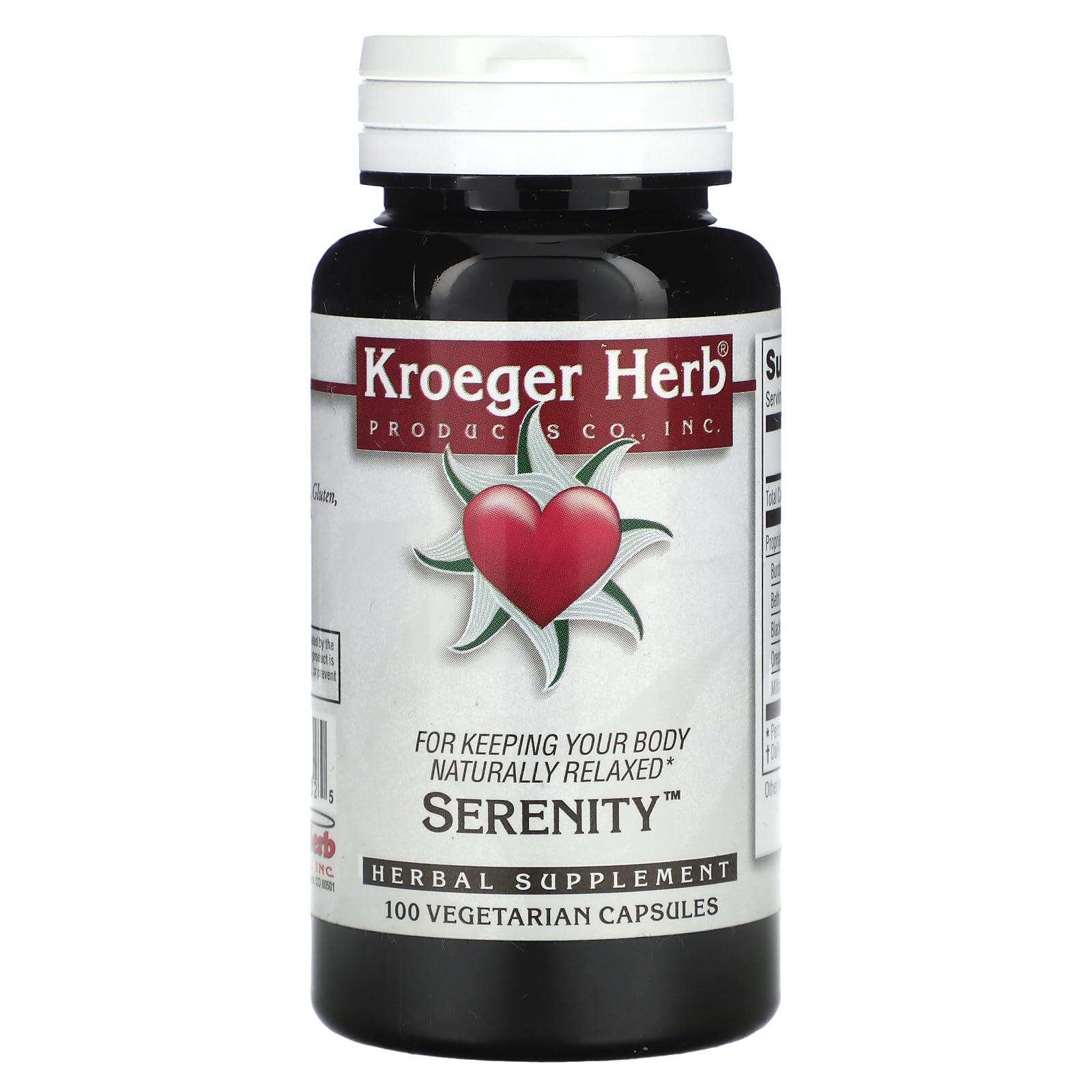 Foto 2 pulgar | Suplemento Kroeger Herb Serenity En Cápsulas Vegetarianas  100 Unidades - Venta Internacional.