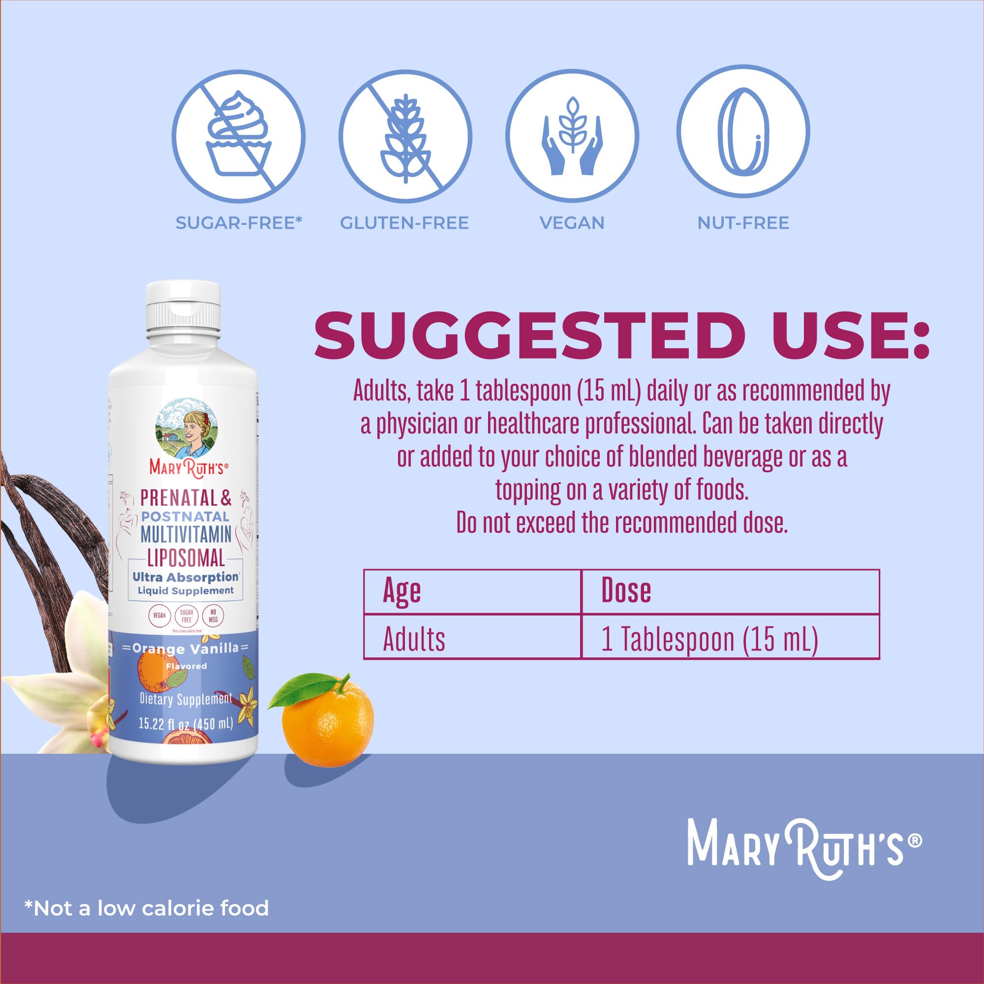 Foto 7 pulgar | Multivitamínico Prenatal Y Posnatal Maryruth Organics - Venta Internacional.