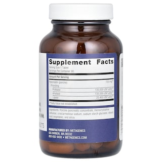 Foto 2 | Suplemento Metagenics Spectrazyme Pan 9x Es 90 Comprimidos - Venta Internacional.
