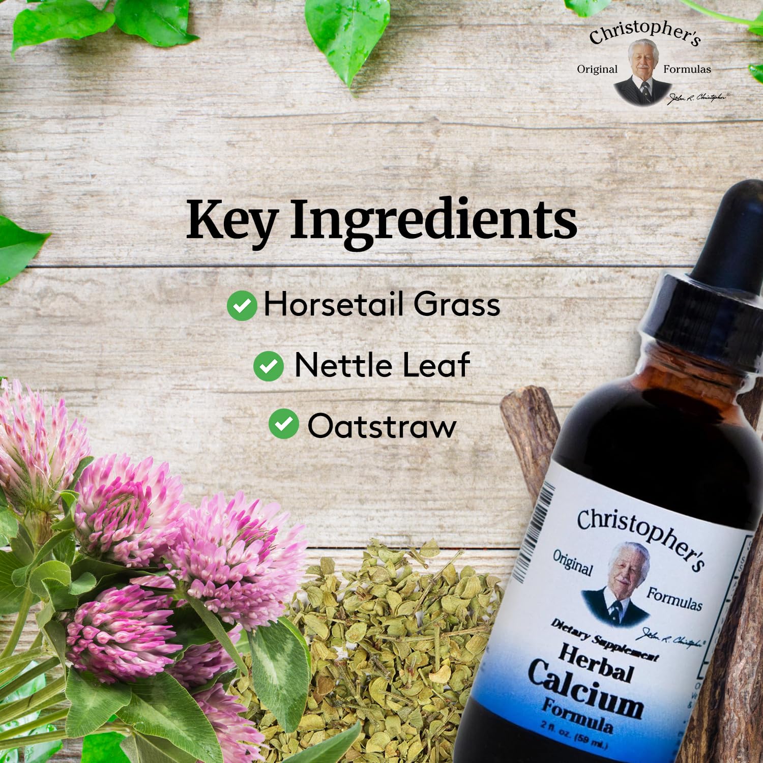 Foto 4 pulgar | Extracto De Calcio A Base De Hierbas Christopher's Original 60 Ml - Venta Internacional.