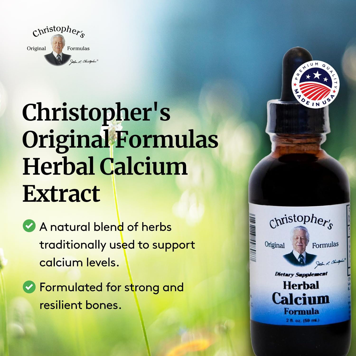 Foto 5 pulgar | Extracto De Calcio A Base De Hierbas Christopher's Original 60 Ml - Venta Internacional.