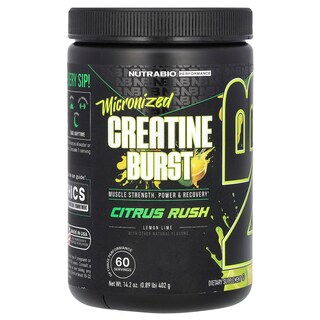 Foto 1 | Suplemento Nutrabio Micronized Creatine Burst 402 G Citrus Rush - Venta Internacional.