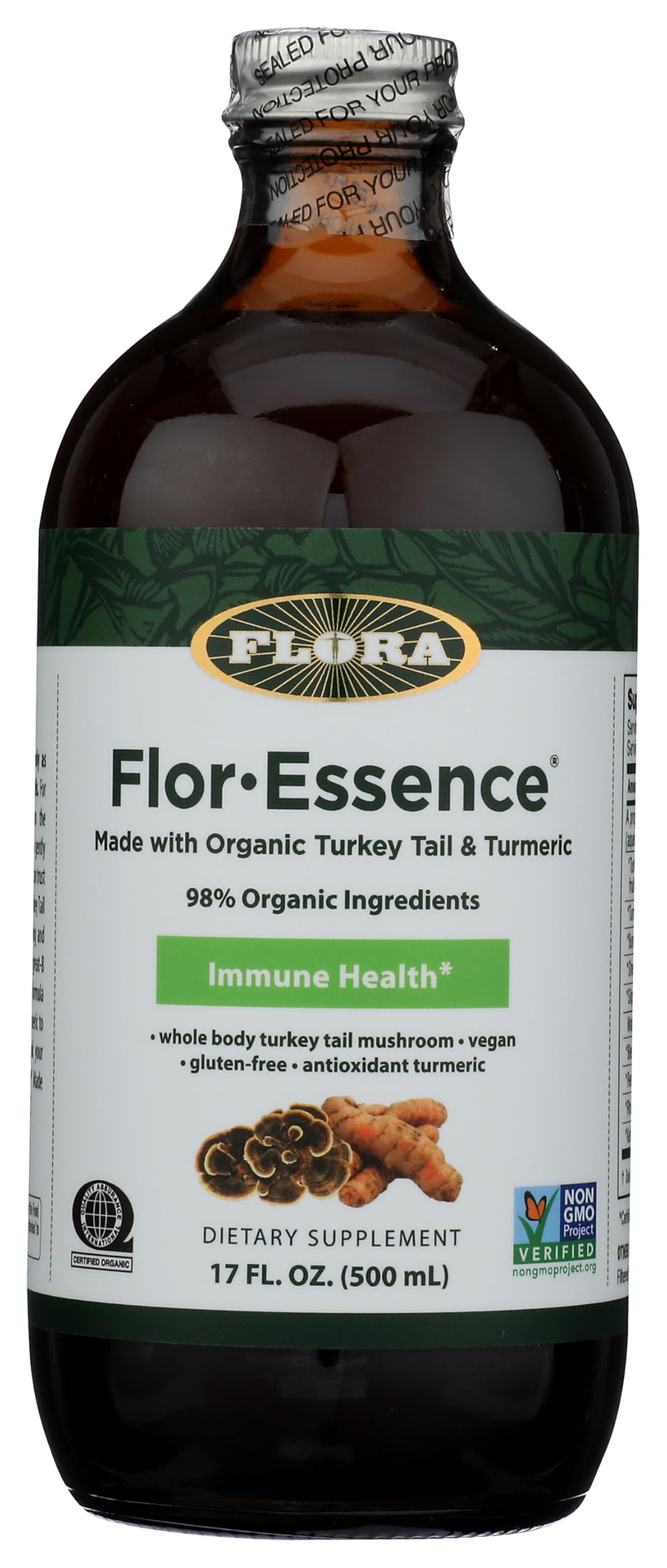 Foto 2 pulgar | Suplemento Flora Health Flor-essence Con Cola De Pavo Y Cúrcuma - Venta Internacional.