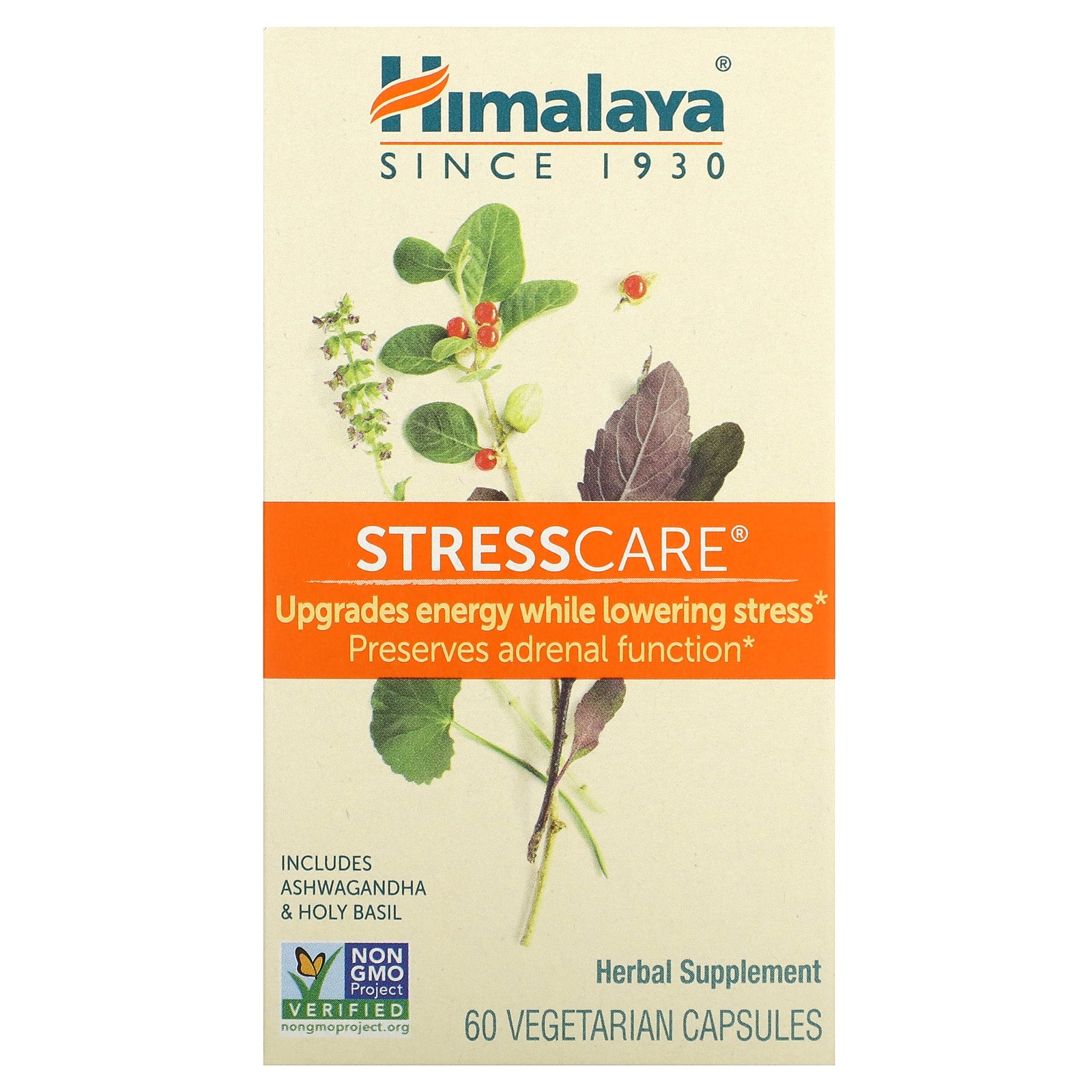 Foto 2 pulgar | Suplemento Himalaya Stresscare 60 Cápsulas Vegetarianas - Venta Internacional.
