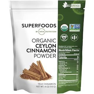 Foto 1 | Canela En Polvo Mrm Nutrition Organic Ceylon Vegan 113 Porciones - Venta Internacional.