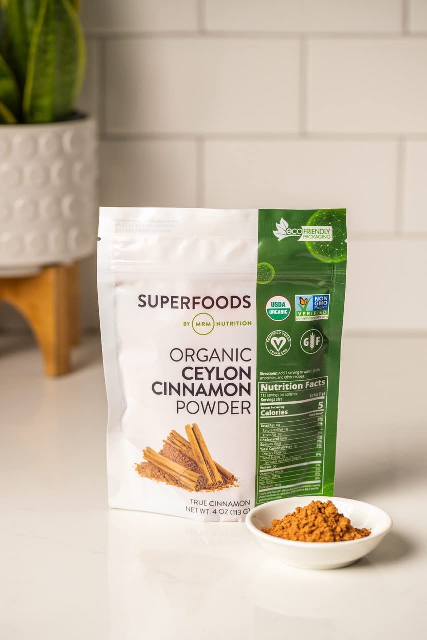 Foto 5 pulgar | Canela En Polvo Mrm Nutrition Organic Ceylon Vegan 113 Porciones - Venta Internacional.