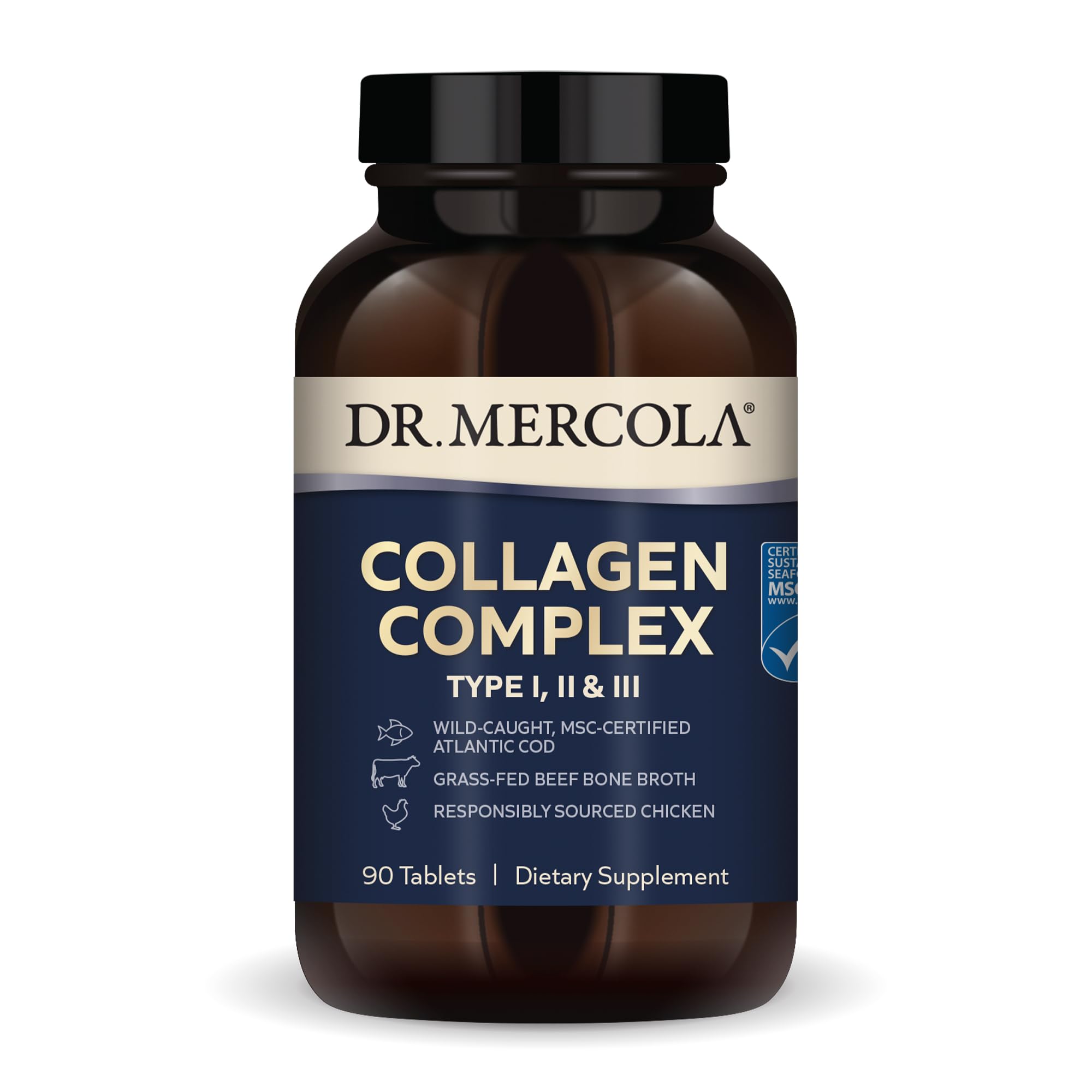 Foto 2 pulgar | Suplemento Dr. Mercola Collagen Complex 90 Comprimidos - Venta Internacional.