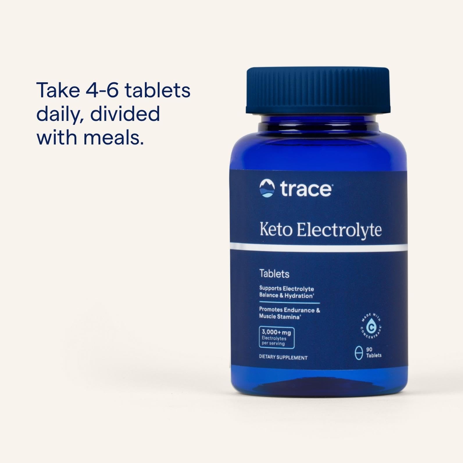Foto 5 pulgar | Suplemento Electrolítico Trace Minerals Keto 90 Tabletas - Venta Internacional.