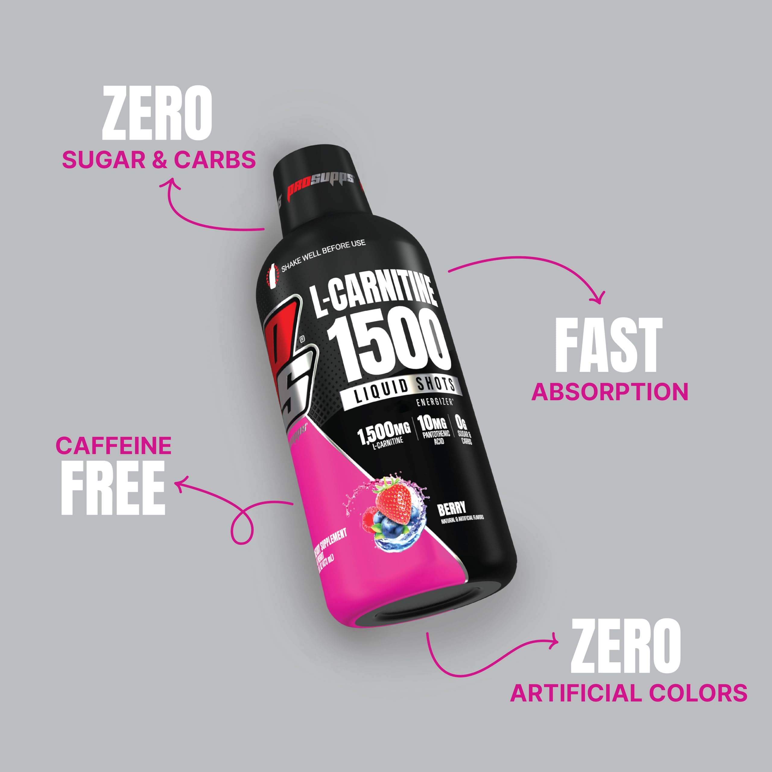 Foto 5 pulgar | Bebida Deportiva Prosupps  Estimulante De L-carnitina  1500 Ml  31 Porciones - Venta Internacional.