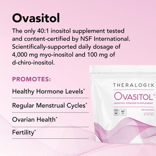 Foto 4 | Suplemento Theralogix Ovasitol En Polvo Con Suministro De 90 Días - Venta Internacional.