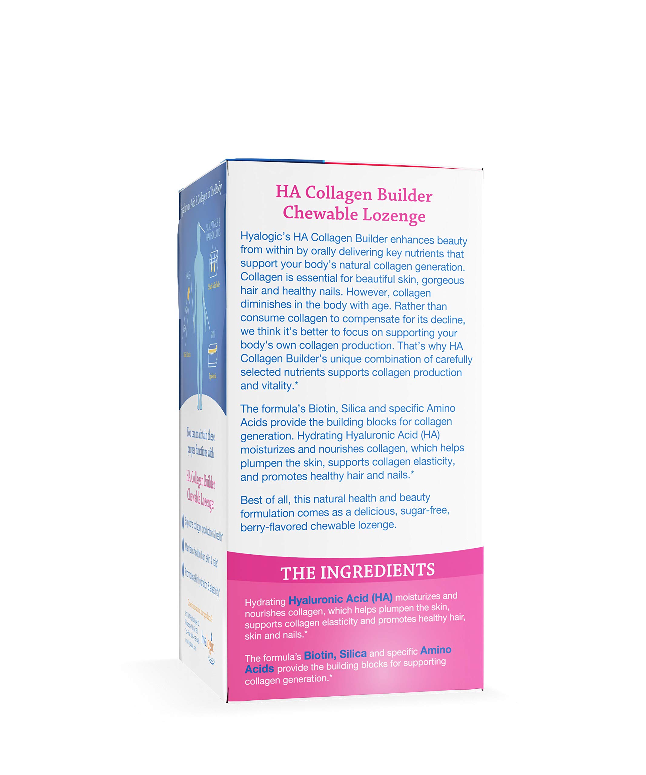 Foto 3 | Suplemento Hialógico Para Cabello  Piel Y Uñas  Generador De Colágeno  30 Unidades - Venta Internacional.