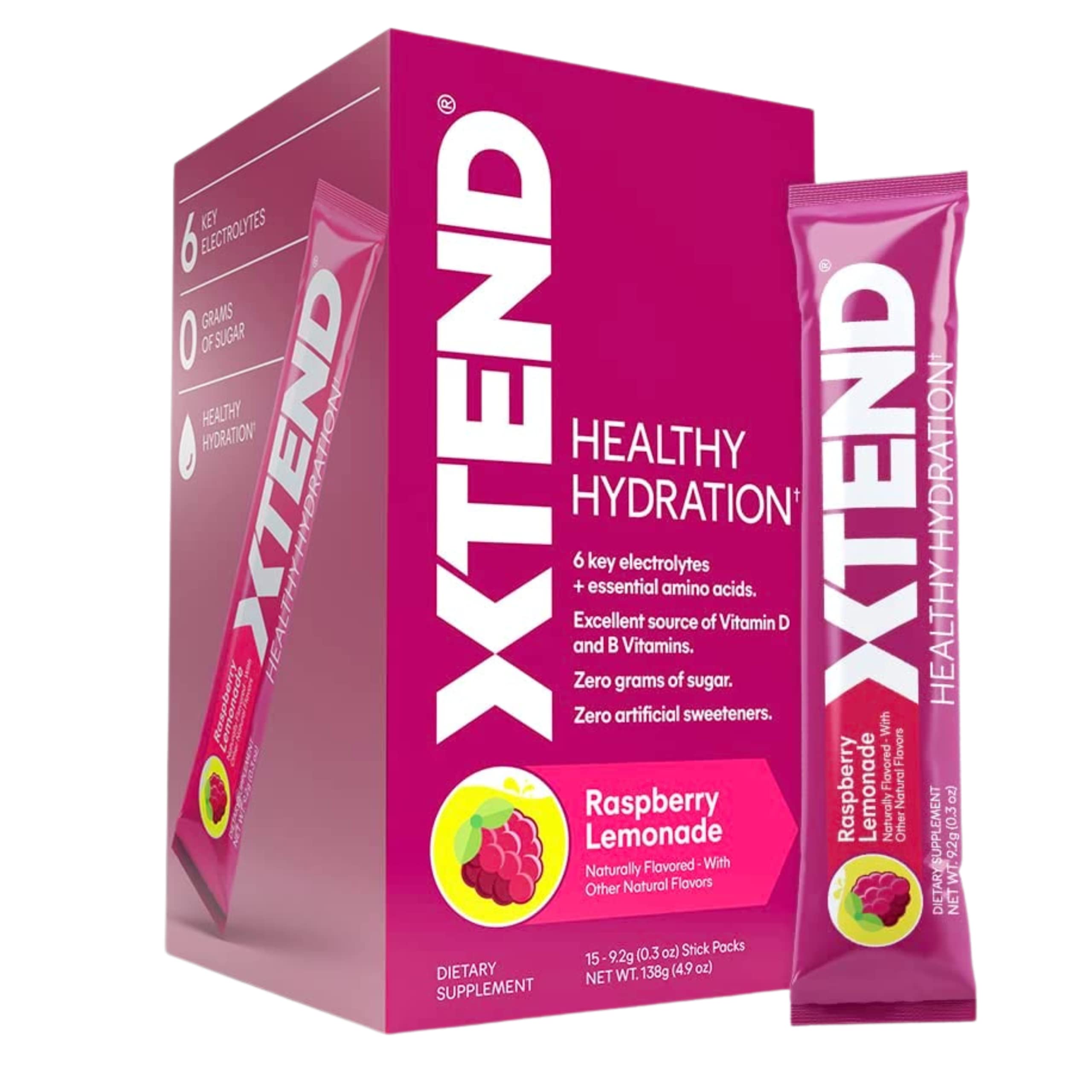 Foto 1 | Paquetes De Hidratación En Polvo Xtend Healthy Raspberry Lemonade - Venta Internacional.