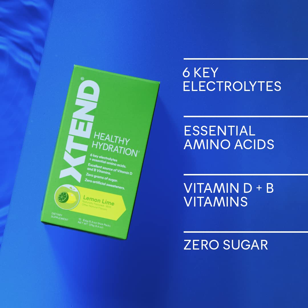 Foto 3 pulgar | Paquetes De Hidratación En Polvo Xtend Healthy Raspberry Lemonade - Venta Internacional.
