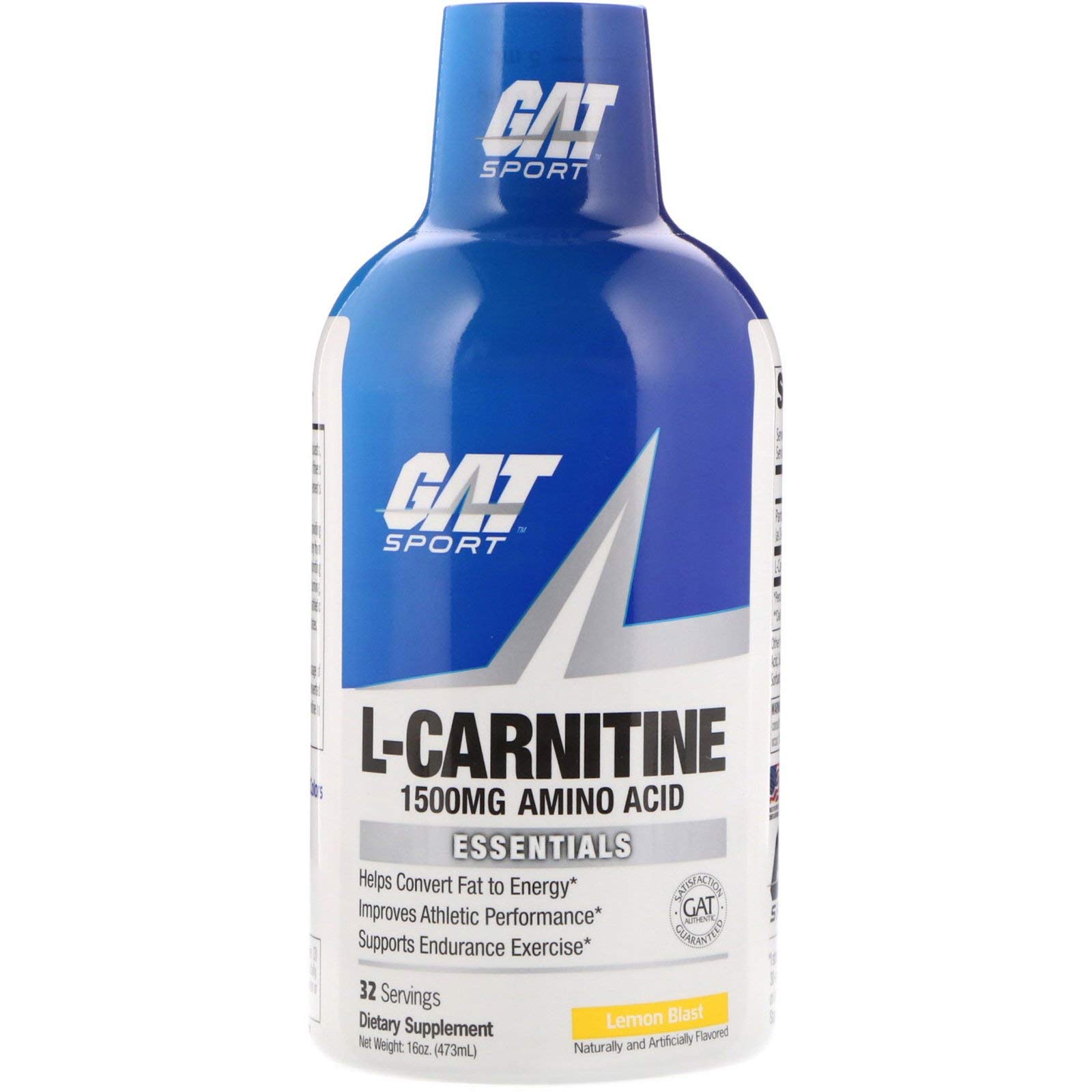 Foto 2 pulgar | Suplemento Líquido De L-carnitina Gat Sport 1500 Mg 32 Porciones - Venta Internacional.