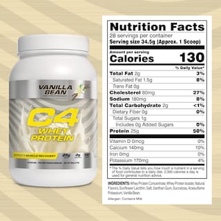 Foto 2 | Proteína De Suero De Leche En Polvo Cellucor C4 Vainilla 25 G De Proteína - Venta Internacional.