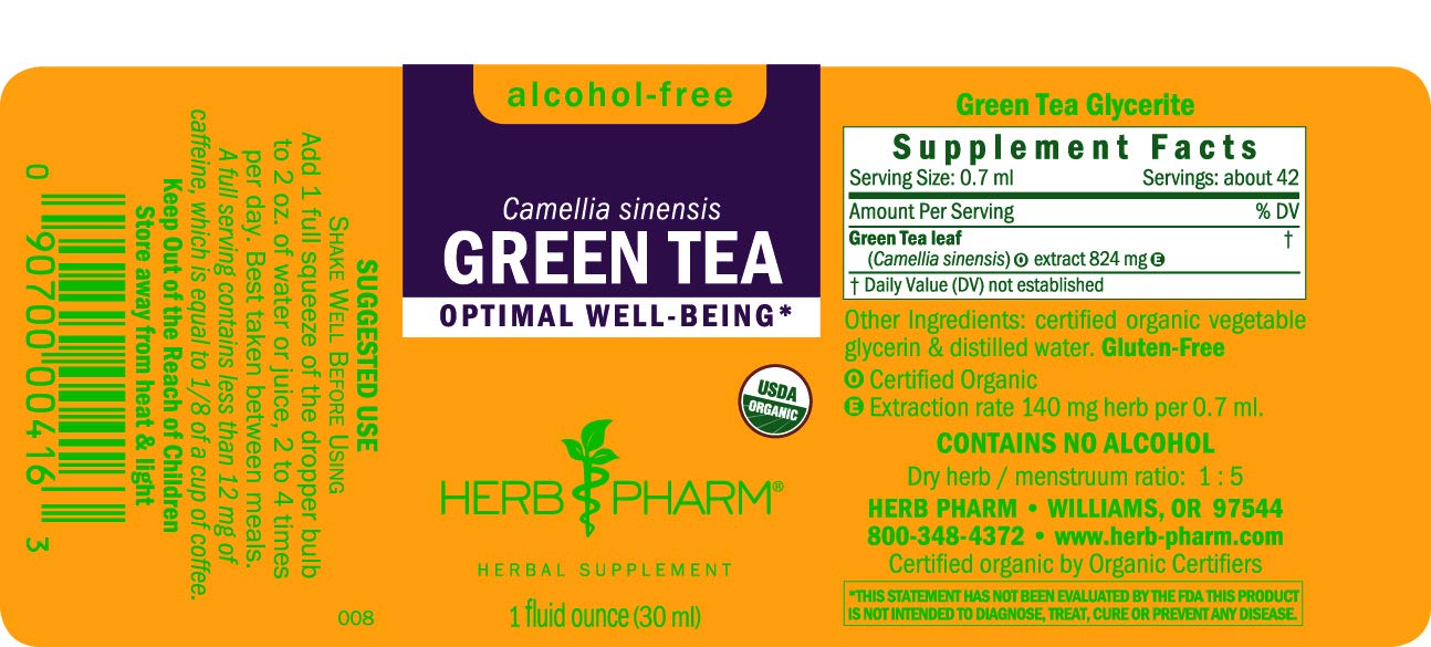 Foto 6 | Hierba De Té Verde  Glicerita  Herb Pharm  2 Kg (glgtea01)  30 Ml - Venta Internacional.