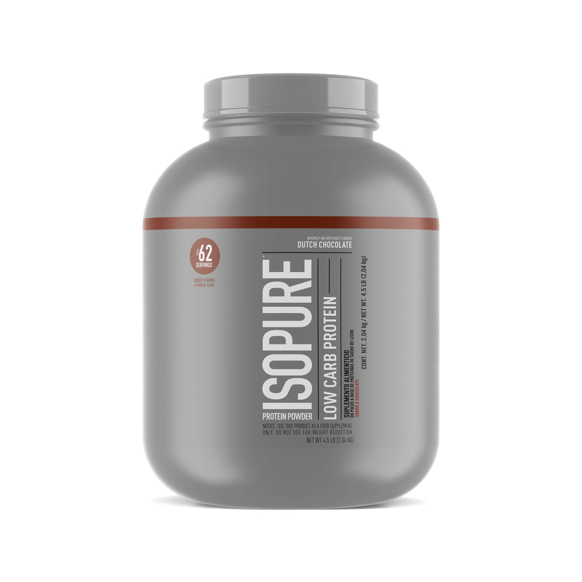 Proteína En Polvo Isopure Low Carb 100% Whey Isolate 2.04 Kg - Venta Internacional.