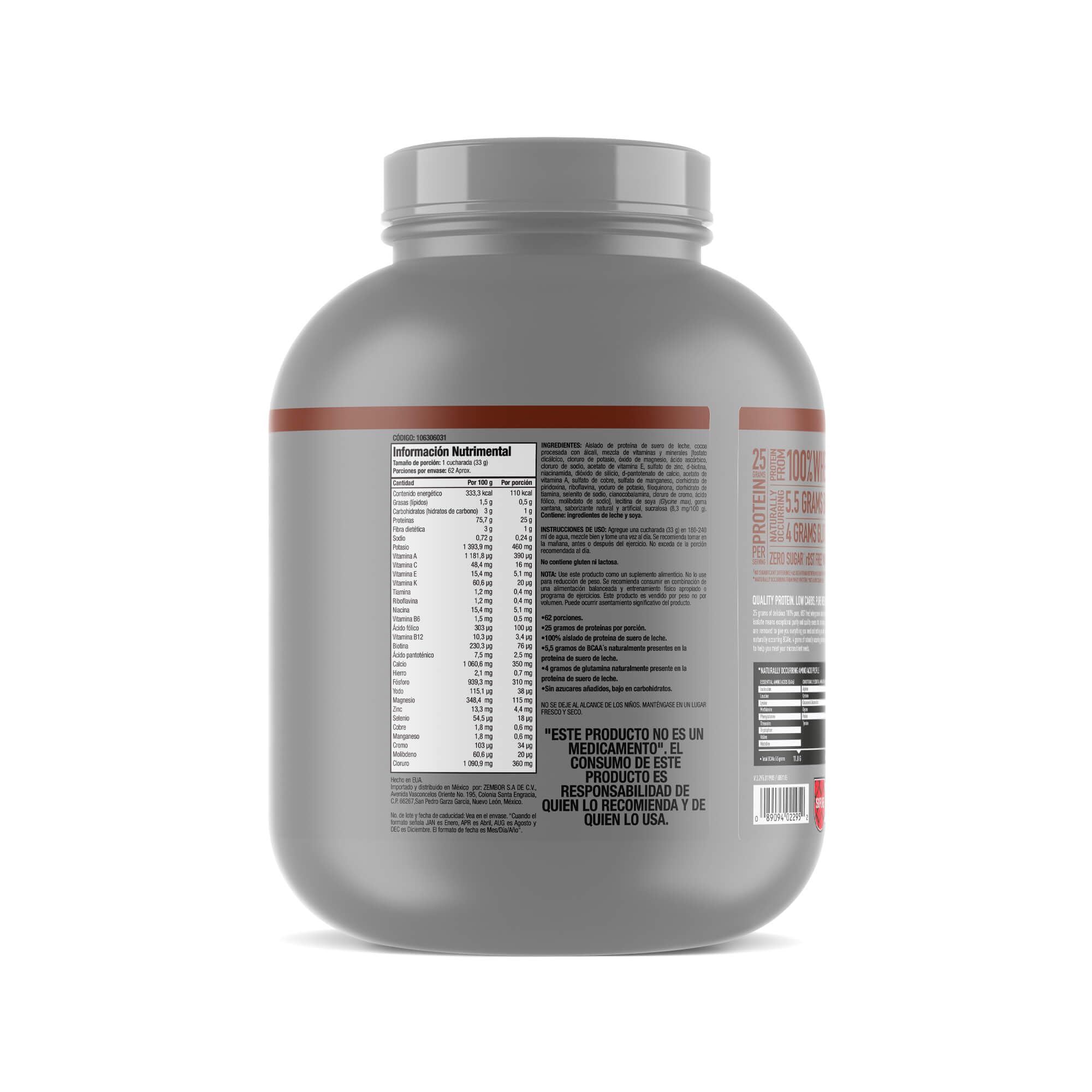 Foto 3 pulgar | Proteína En Polvo Isopure Low Carb 100% Whey Isolate 2.04 Kg - Venta Internacional.