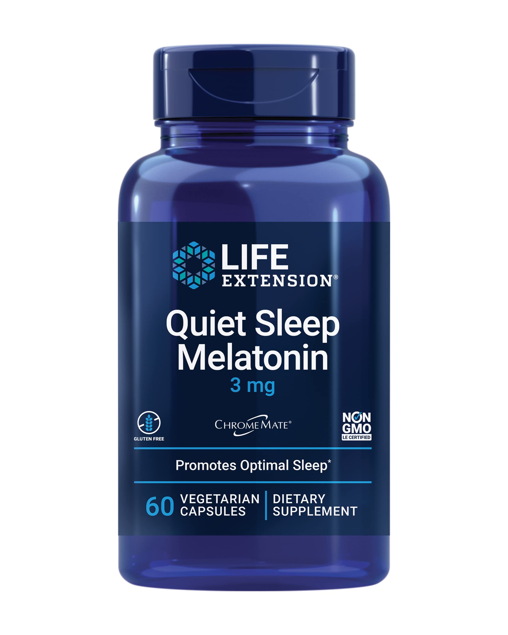 Foto 2 pulgar | Melatonina Supplement Life Extension Quiet Sleep 60 Cápsulas - Venta Internacional.