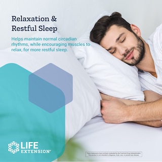 Foto 7 | Melatonina Supplement Life Extension Quiet Sleep 60 Cápsulas - Venta Internacional.