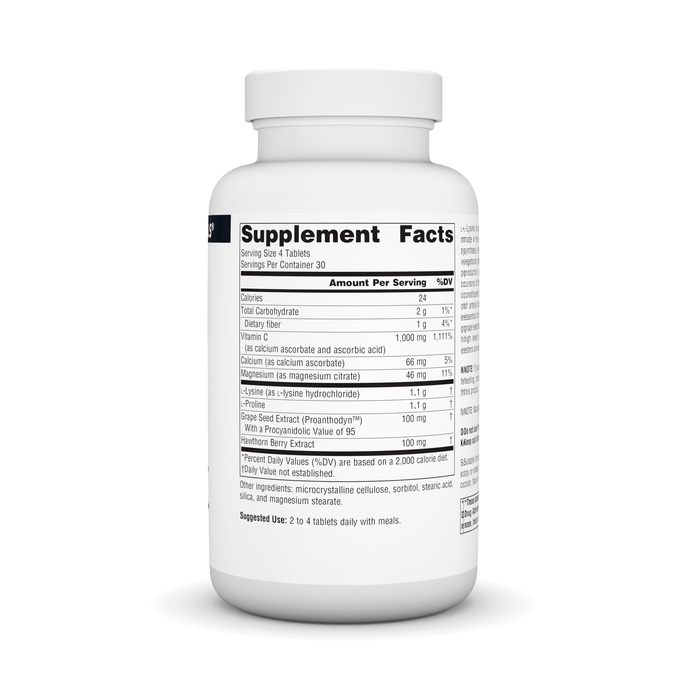 Foto 3 pulgar | Supplement Source Naturals Prolina Y Lisina 550 Mg 120 Comprimidos - Venta Internacional.